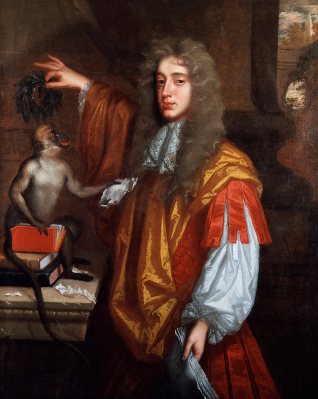 John Wilmot, the Earl of Rochester, perhaps painted by Jacob Huysmans, around 1675. (National Portrait Gallery, London)